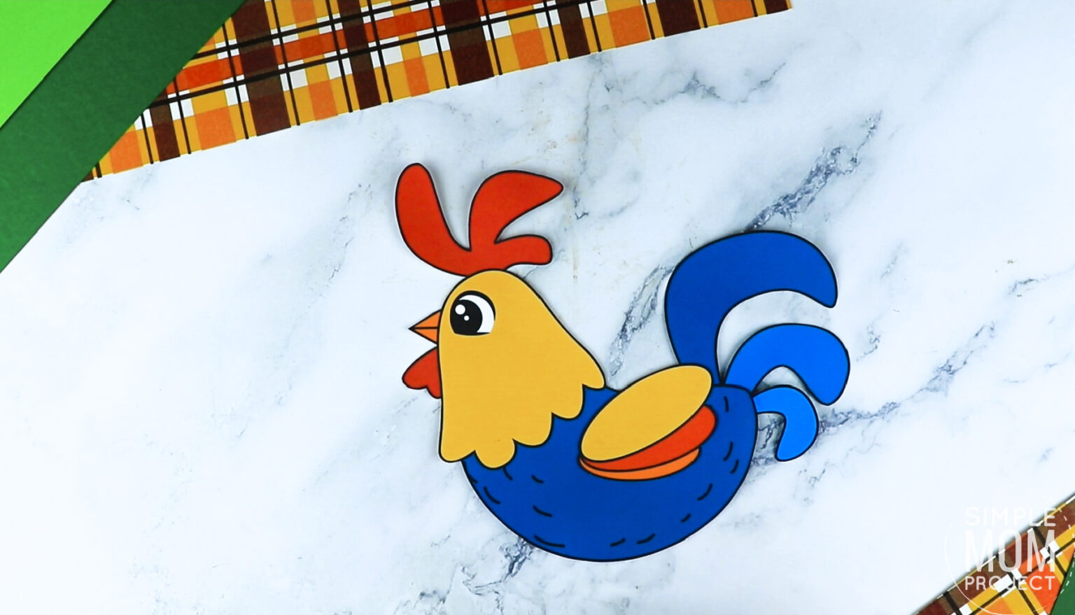 Free Printable Rooster Craft Template Simple Mom Project