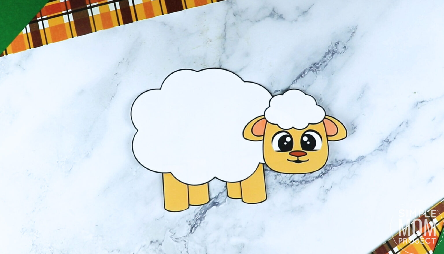 Free Printable Sheep Craft Template Simple Mom Project