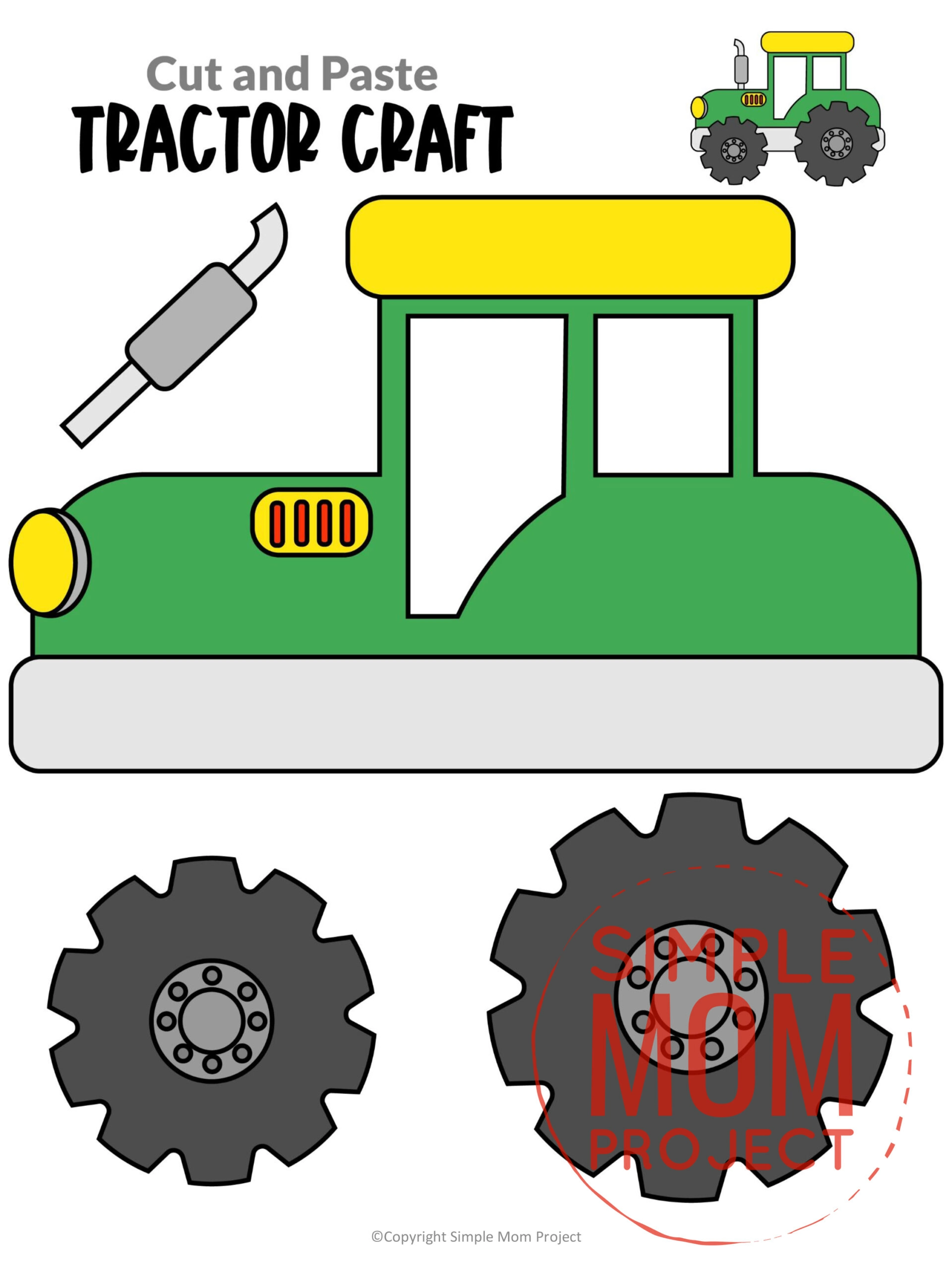 Tractor Drawing Template