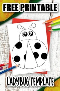 Free Printable Ladybug Template – Simple Mom Project