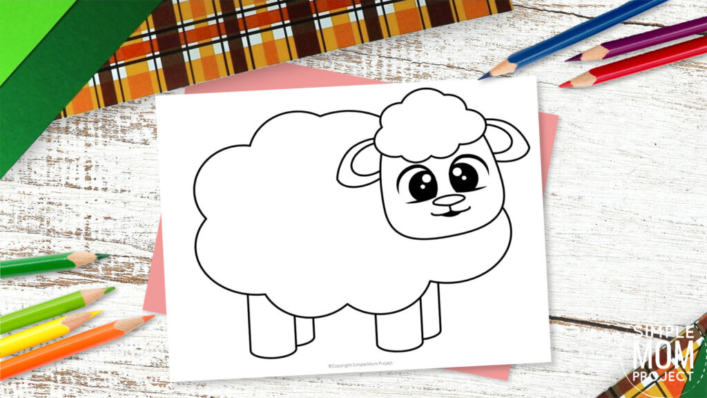 Free Printable Sheep Template - Simple Mom Project