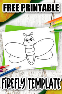 Free Printable Firefly Template Simple Mom Project