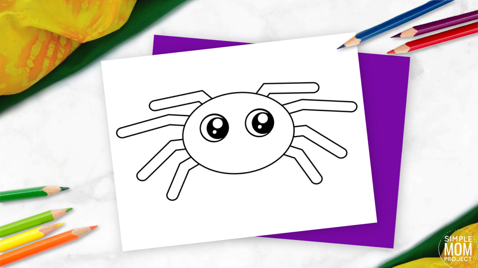 Free Printable Spider Template - Simple Mom Project