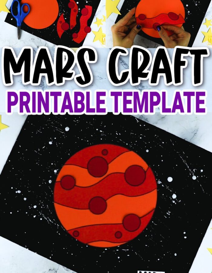 Are you looking for a fun way to learn about the planet Mars? Why not gather some fun facts, coloring utensils and our printable Mars planet craft template and do this outer space crafts with your preschooler, toddler, and kindergarten age kids! You can turn coffee filters into planets and use our mars template to rover over this red planet. Click now to download and print our Mars template today!
