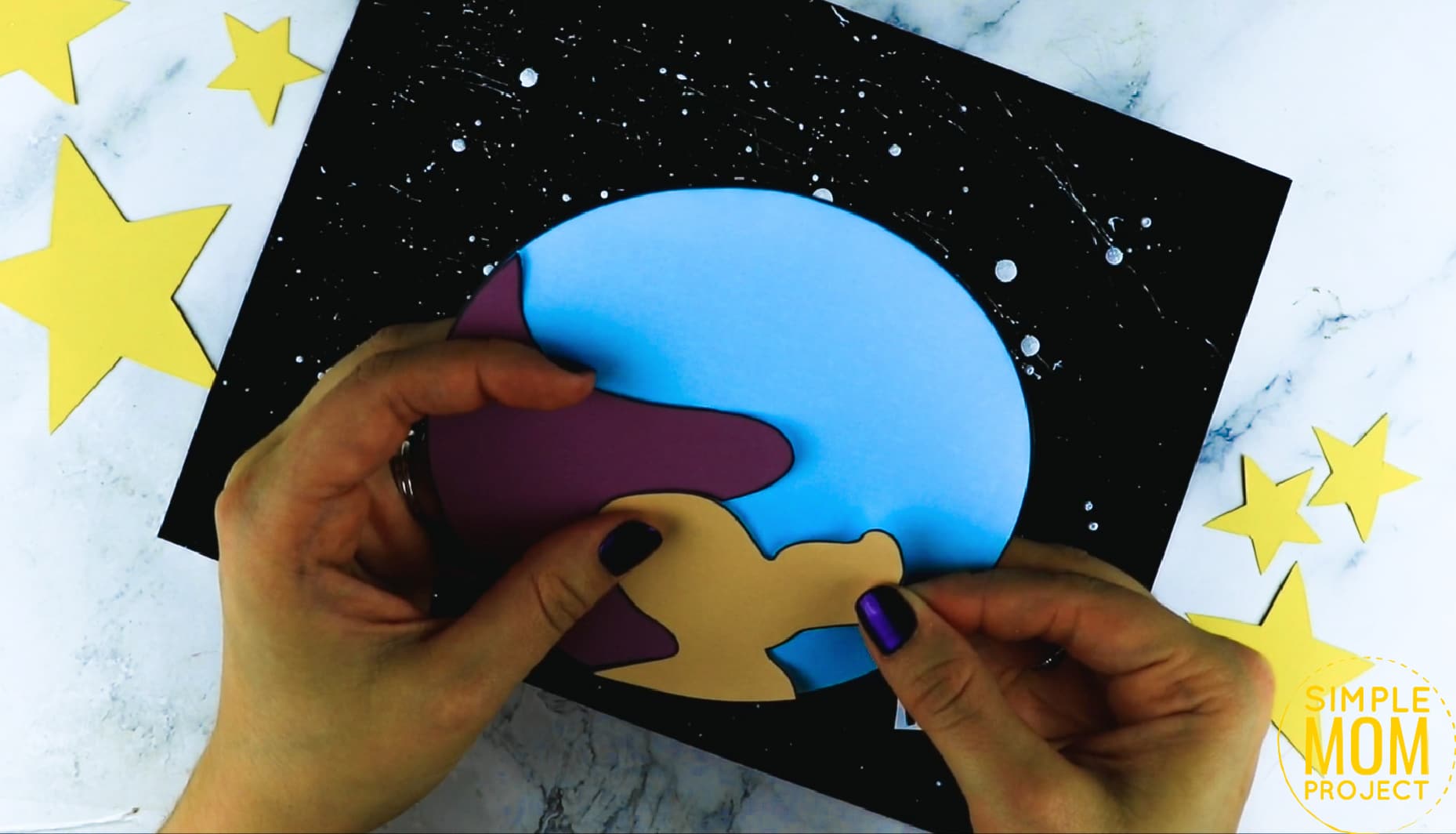 Printable Planet Pluto Craft for Preschoolers, Toddlers and Kindergartners