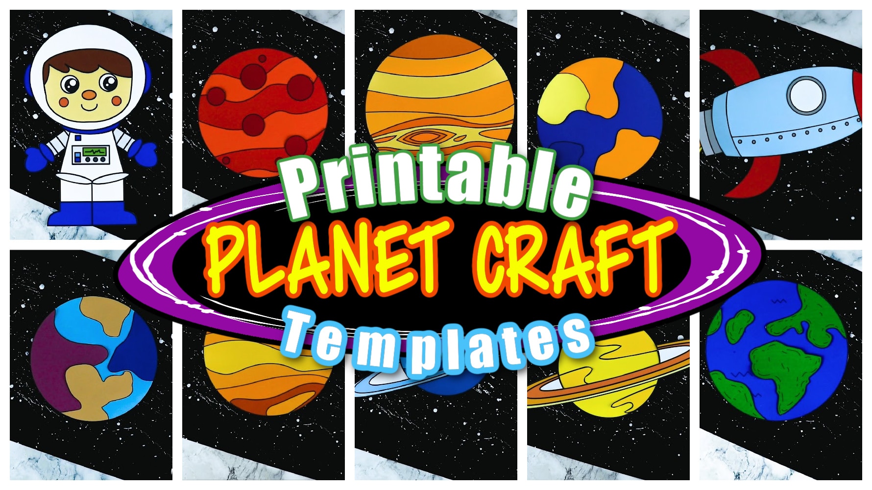 solar system craft printable