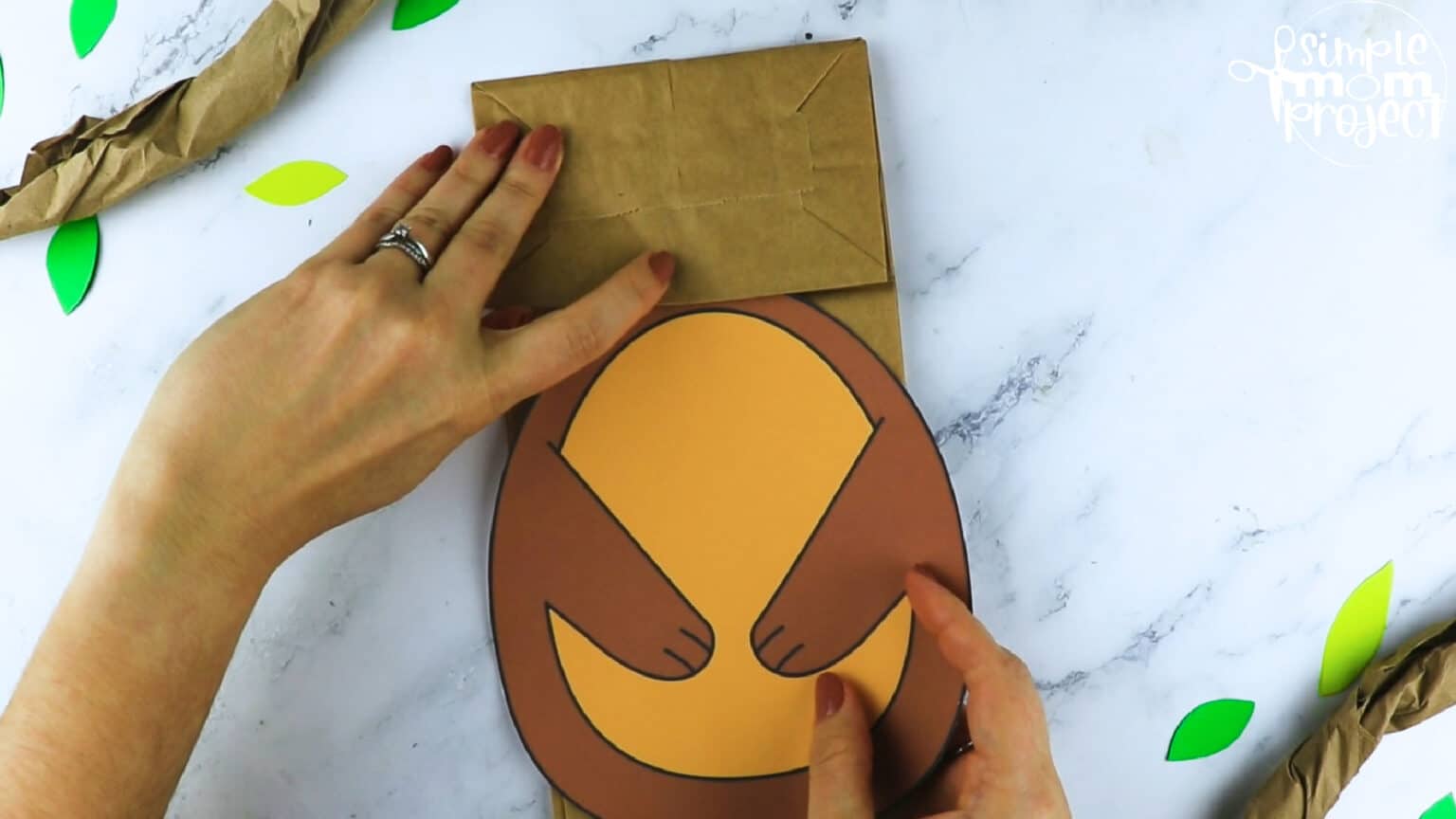 Printable Groundhog Paper Bag Puppet Template – Simple Mom Project
