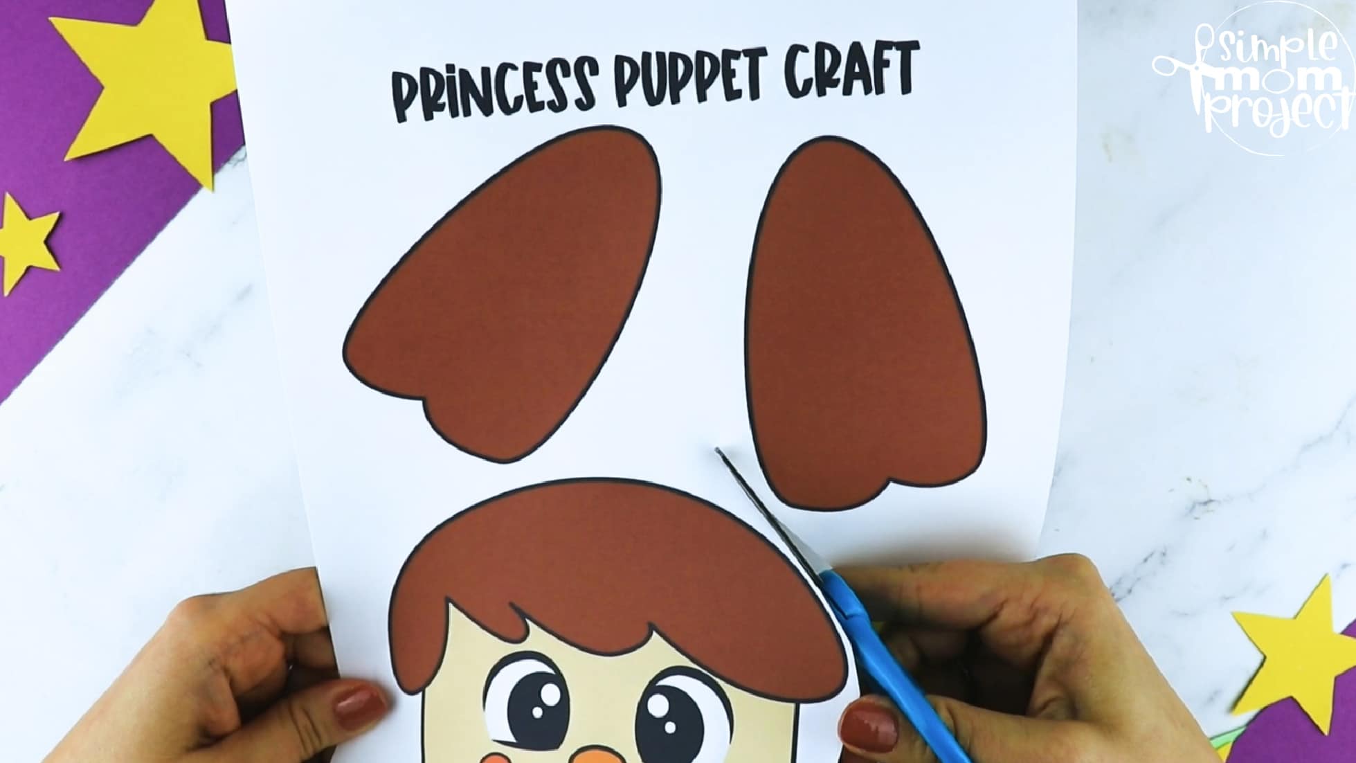 paper bag princess puppet templates