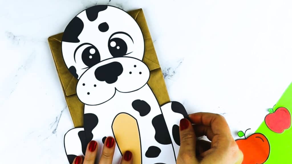 Printable Dog Paper Bag Puppet Template Simple Mom Project