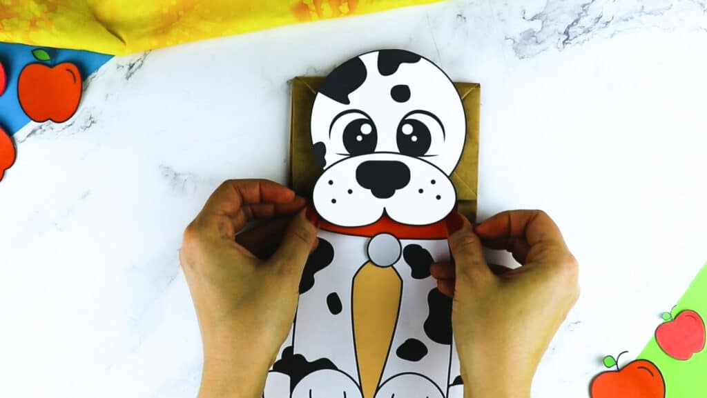 Printable Dog Paper Bag Puppet Template Simple Mom Project