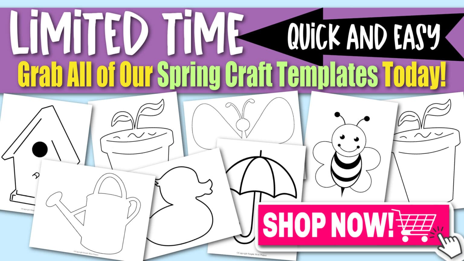 Printable Spring Templates – Simple Mom Project