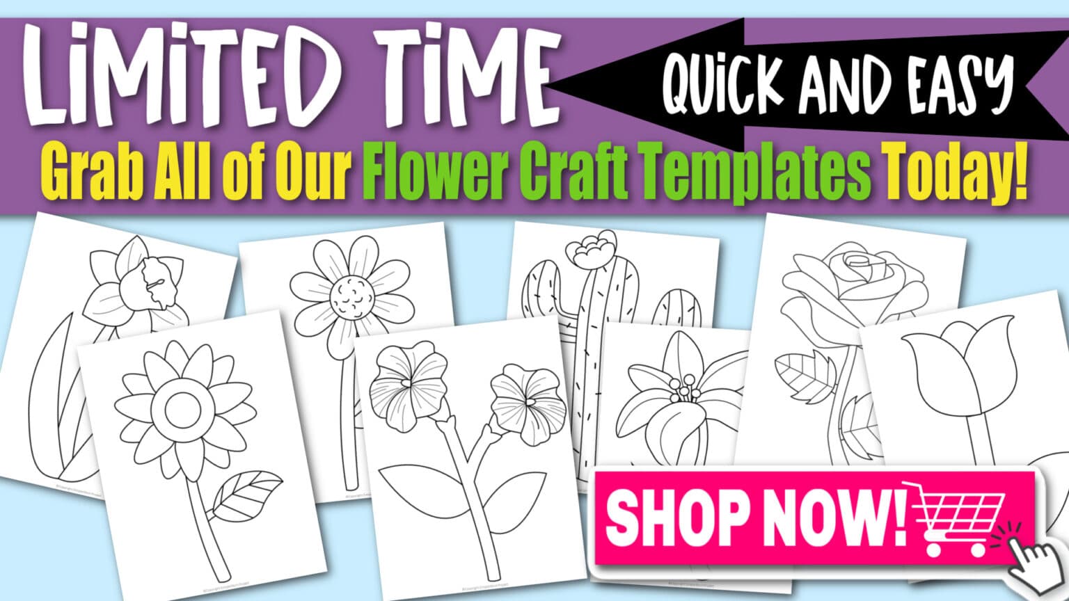 Printable Flower Templates – Simple Mom Project