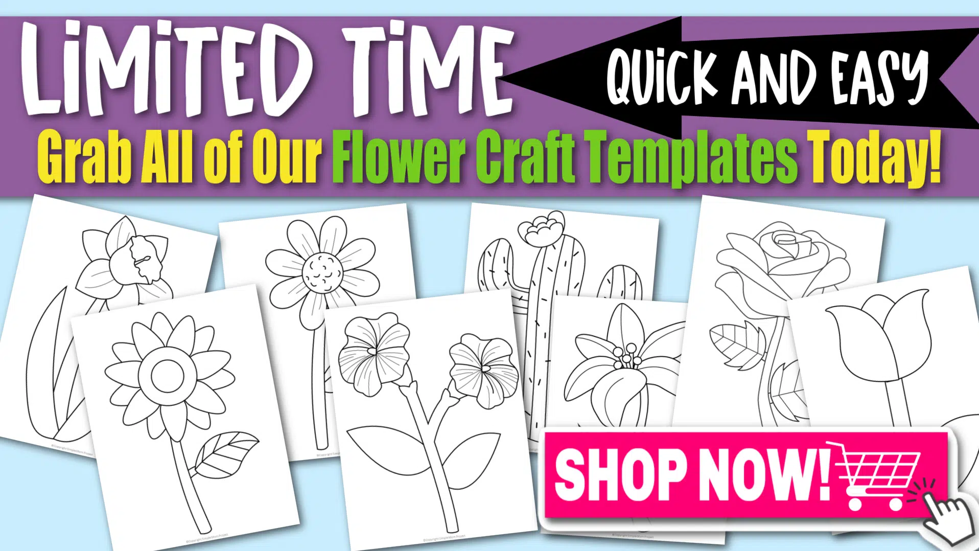 Paper Flower Bouquet Craft - Sweet Spring Flower Craft - Arty Crafty Kids