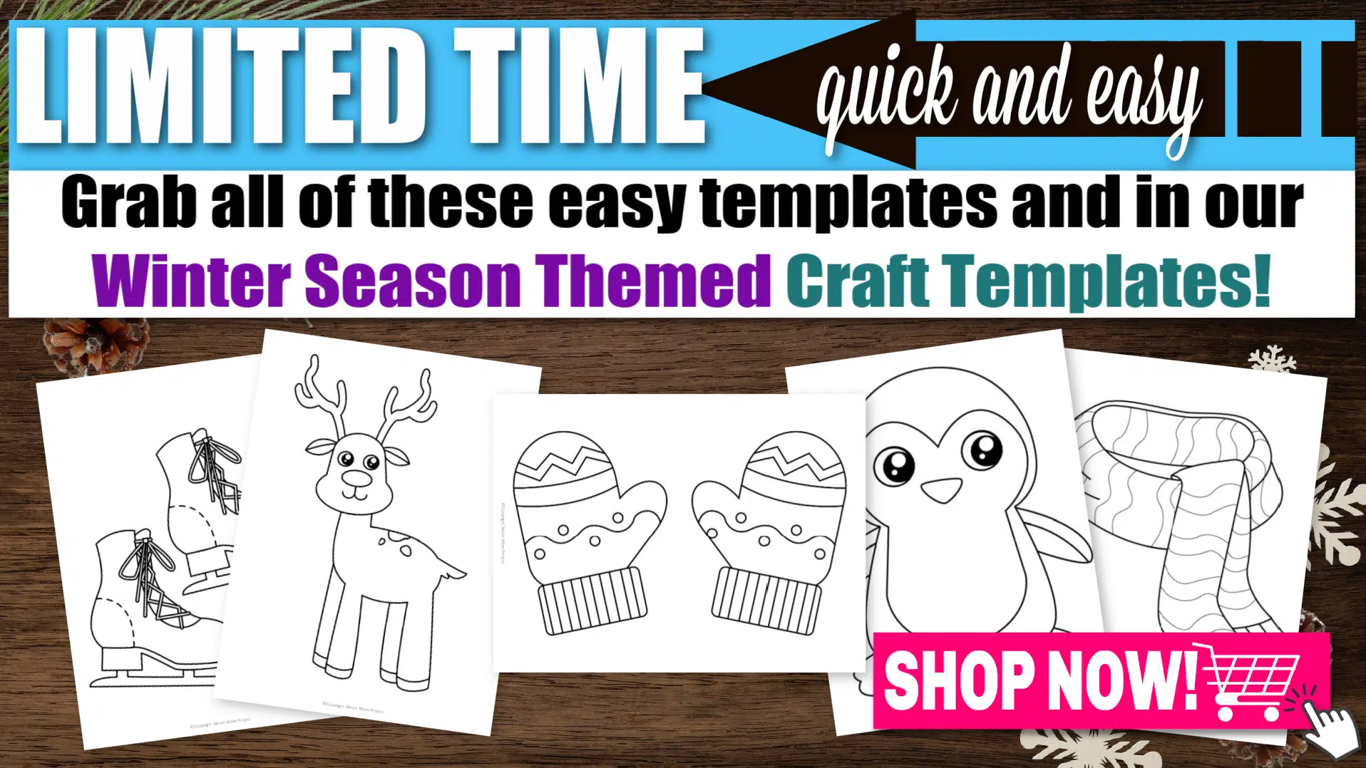 Winter Crafts & Templates For Kids – Simple Everyday Mom