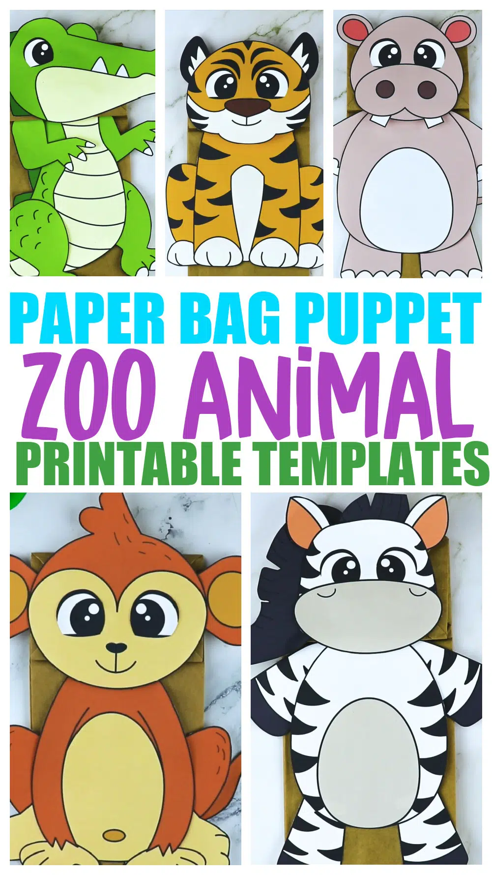 Easy Mix-and-Match Paper Craft Ideas for Kids (with templates