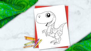 Free Printable Raptor Template - Simple Mom Project