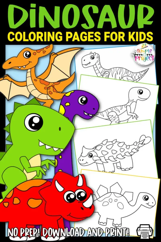 Are you looking for realistic dinosaur printable templates for your toddler, preschool or kindergarten kids? These easy printable dinosaur bundle templates are great for various craft projects, coloring sheet activities or lesson plans. Let the kids color and design their own trex, pterodactyl, stegosaurus or velociraptor template however they would like. Click to download and print these dinosaur templates today!