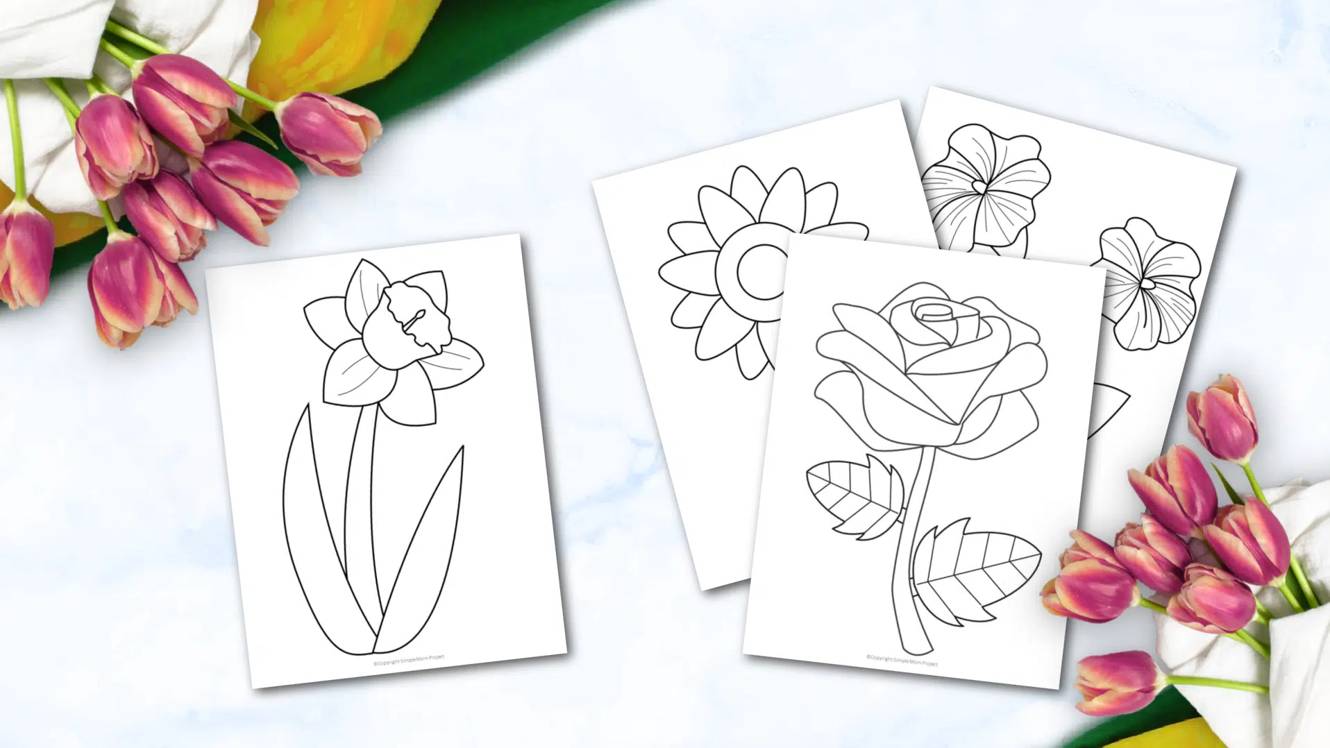 Printable Flower Templates – Simple Mom Project