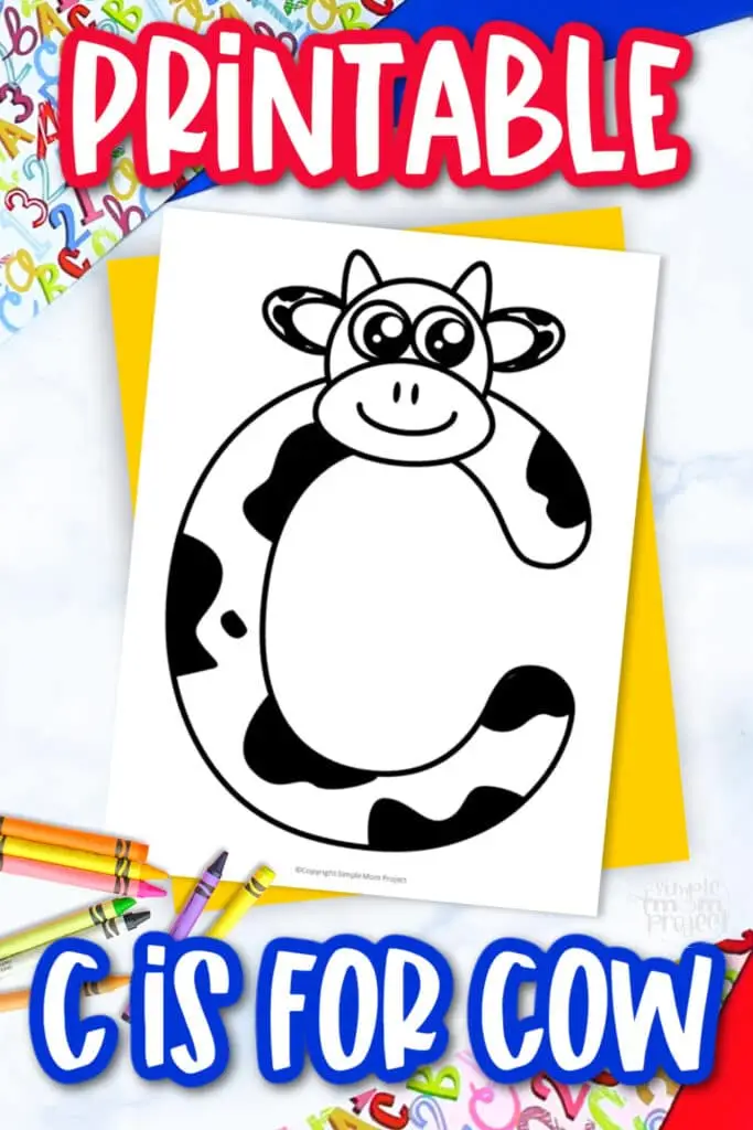 Download and print this free printable alphabet letter C for cow coloring page for your toddler, preschool and kindergarten kids. It’s an easy and fancy way to teach your kids the /C/ sound, uppercase and lowercase letter c. Kids will surely enjoy making this letter C alphabet coloring page!