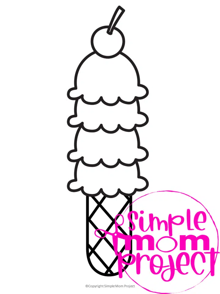 Free Printable Letter I Coloring Page Simple Mom Project