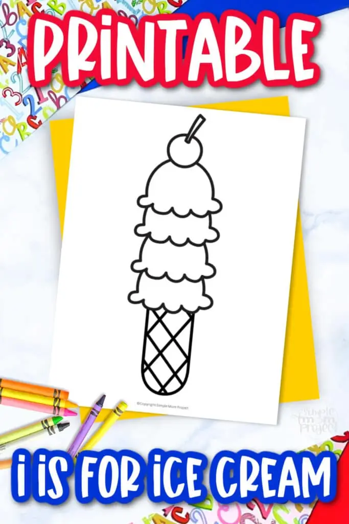 Are you looking for a fun and creative way to teach the alphabet letters to your preschooler and kindergarten kids? Use this free printable letter I for the ice cream coloring page. It’s the ideal activity for kids to learn writing the capital letter I and lowercase. Your kids will love coloring this printable alphabet worksheet. Click now to download your printable letter I today!