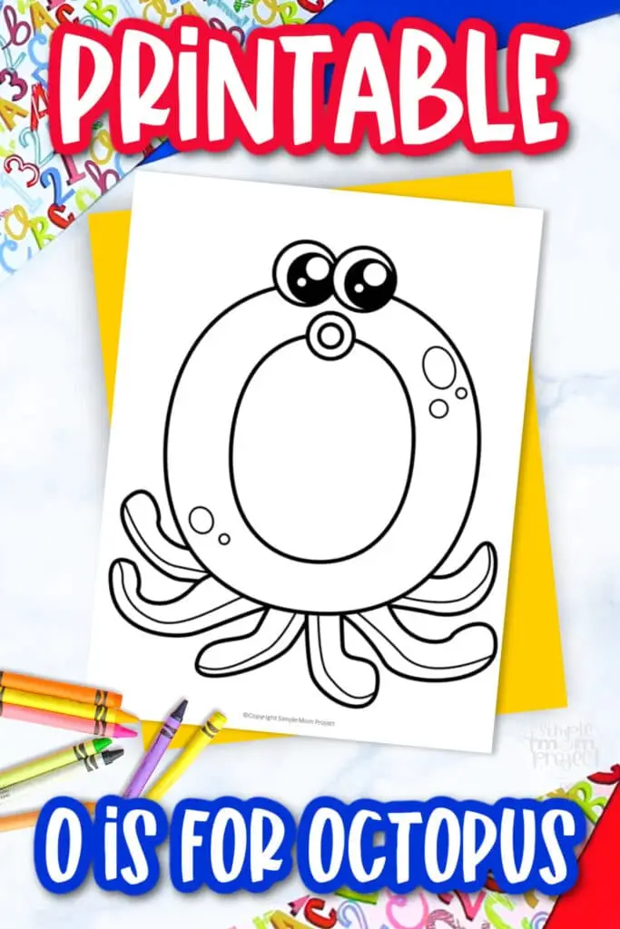 Are you looking for free printable alphabet letter worksheets for your kids? This preschool printable letter O for octopus coloring page is perfect for handwriting practice, developing coloring and fine motor skills. Grab other things that begin with the letter O like orange, owl stuffed toy or ostrich flash cards while making this printable coloring O worksheet. Click now to print your copy today!