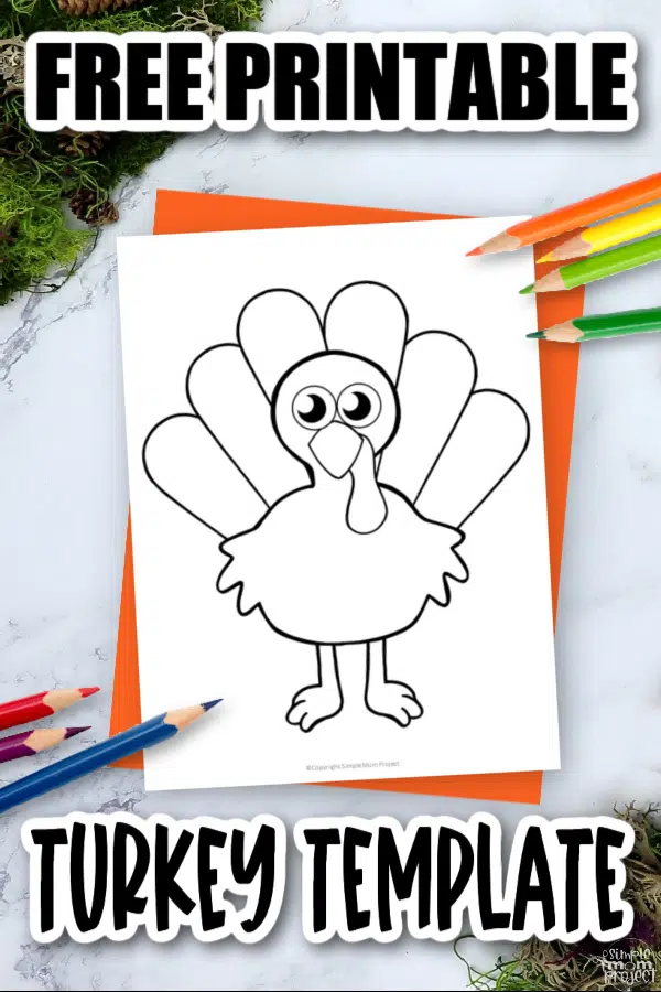 turkey printable craft