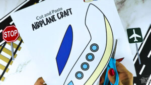 Printable Airplane Craft Template – Simple Mom Project