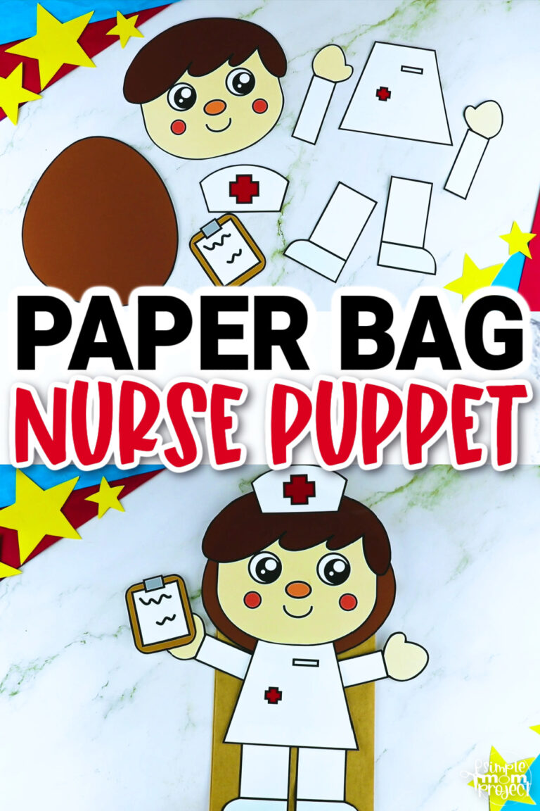 Printable Doctor Paper Bag Puppet Template – Simple Mom Project