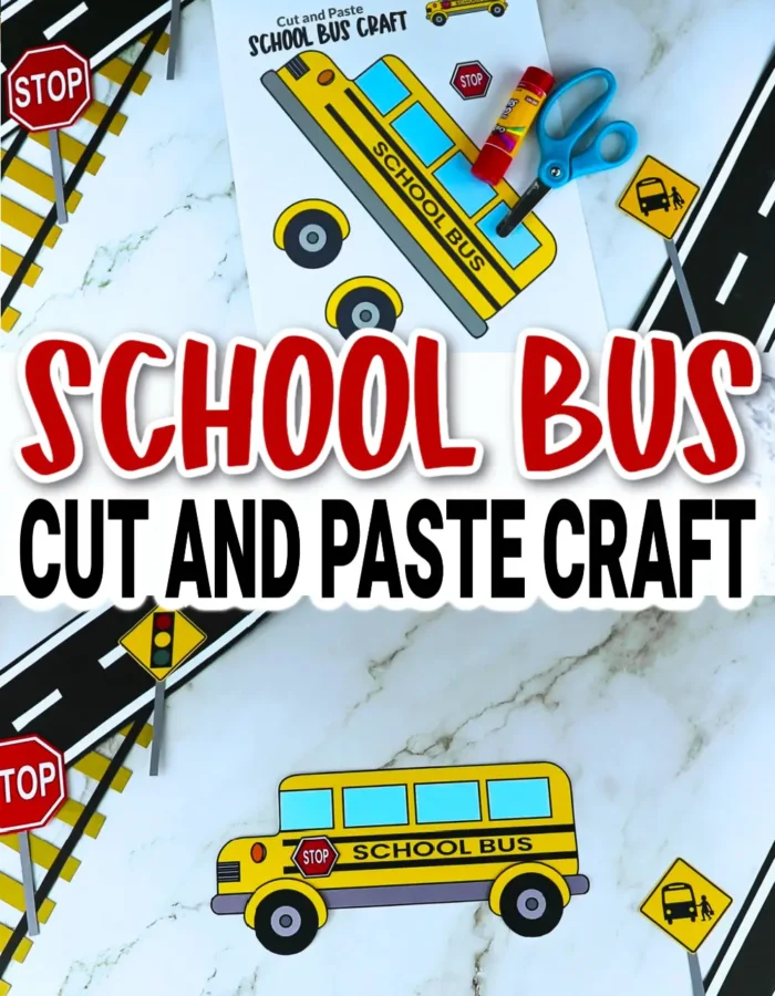 Are you looking for a simple and fun activity for your toddler, preschool and kindergarten kids? Get this printable school bus craft template to keep your little ones occupied for hours. This printable school bus papercraft is great for teaching the letter B or different types of vehicles. Grab your own school bus template today!