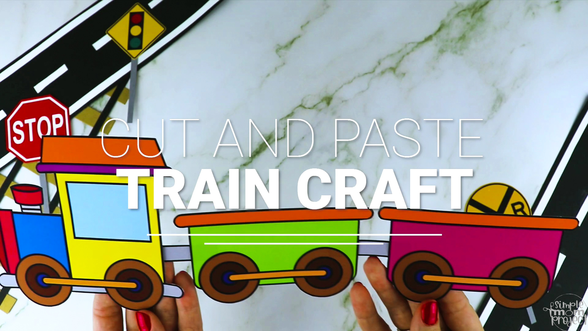 Printable Train Craft Template – Simple Mom Project