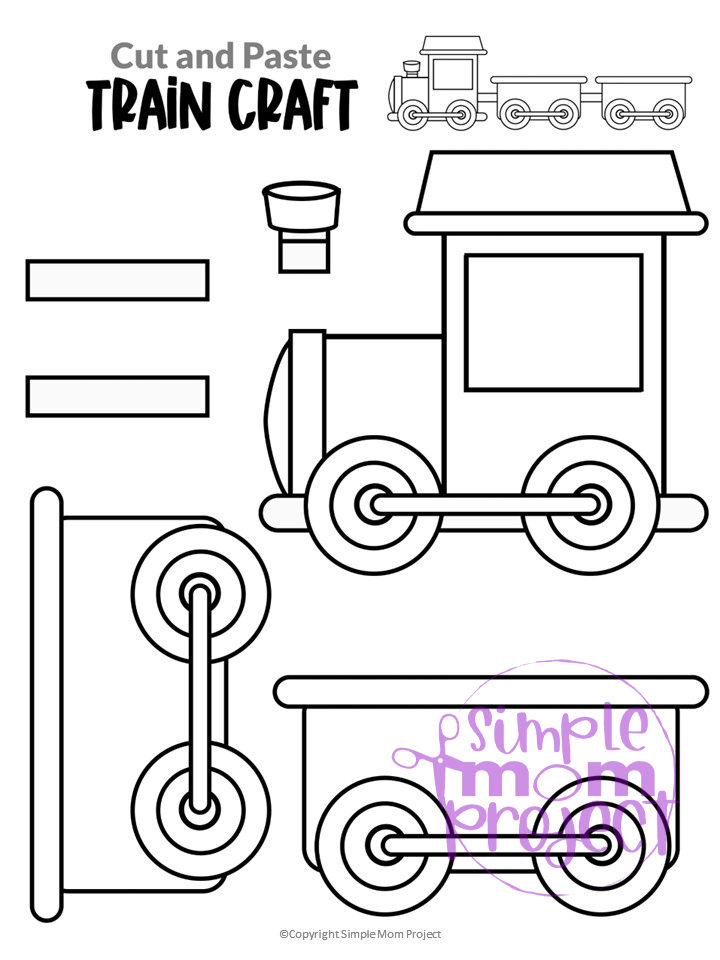 train caboose outline printable