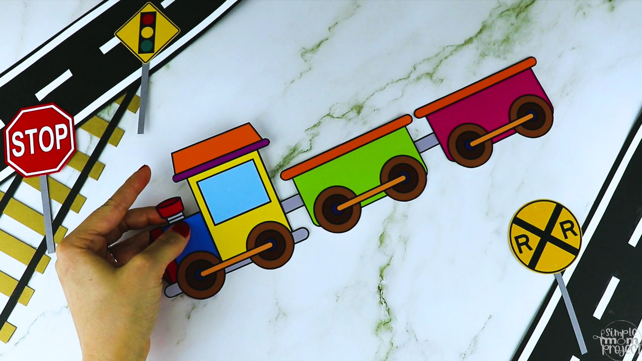 Printable Train Craft Template – Simple Mom Project