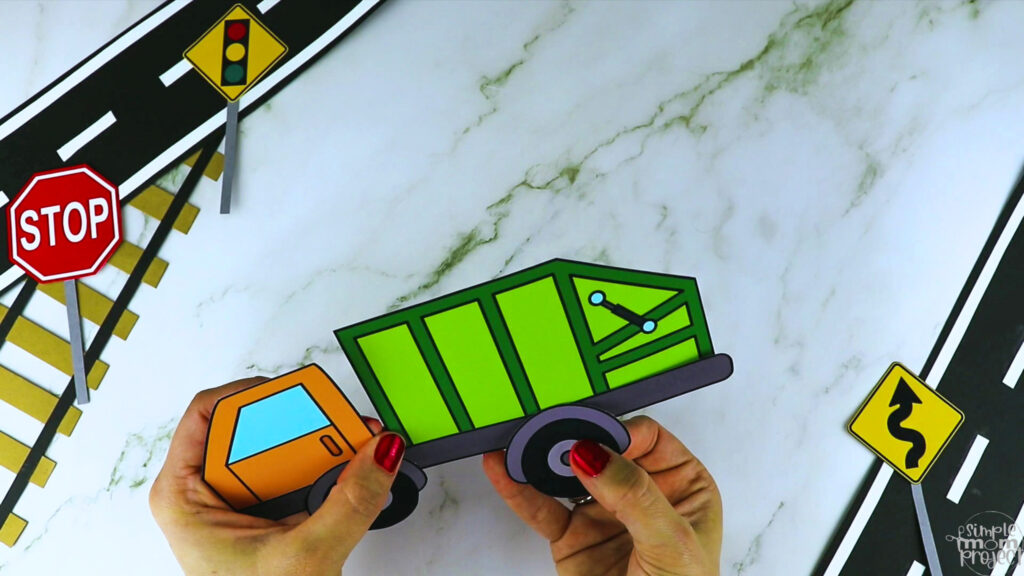 Printable Trash Truck Craft Template – Simple Mom Project