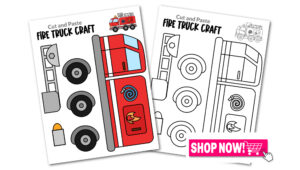 Printable Fire Truck Craft Template – Simple Mom Project