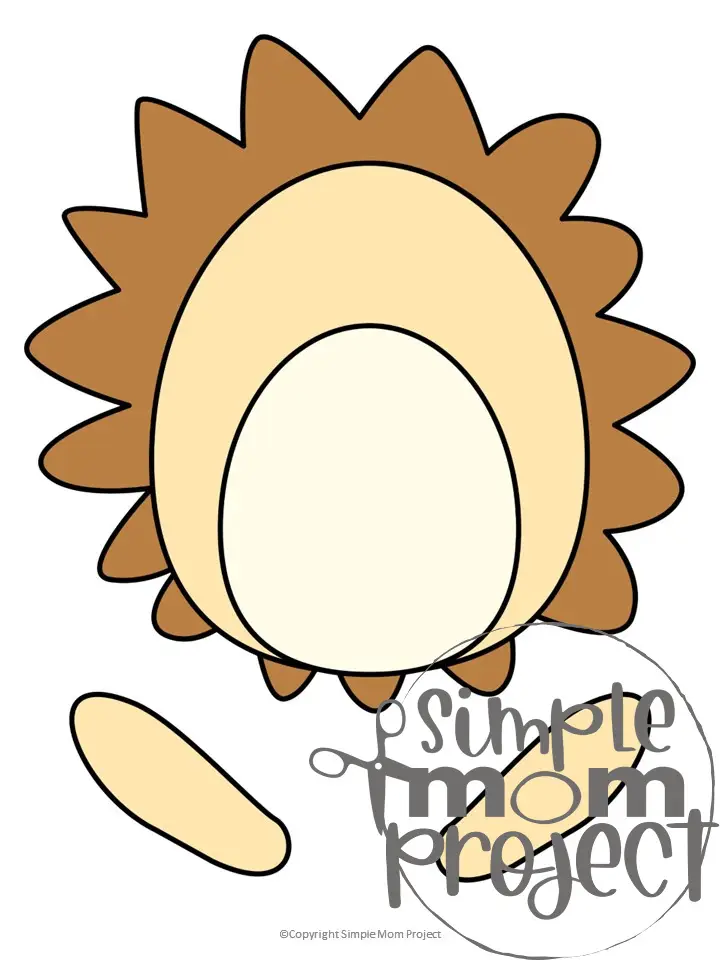 Printable Woodland Animal Hedgehog Paper Bag Puppet Craft 14