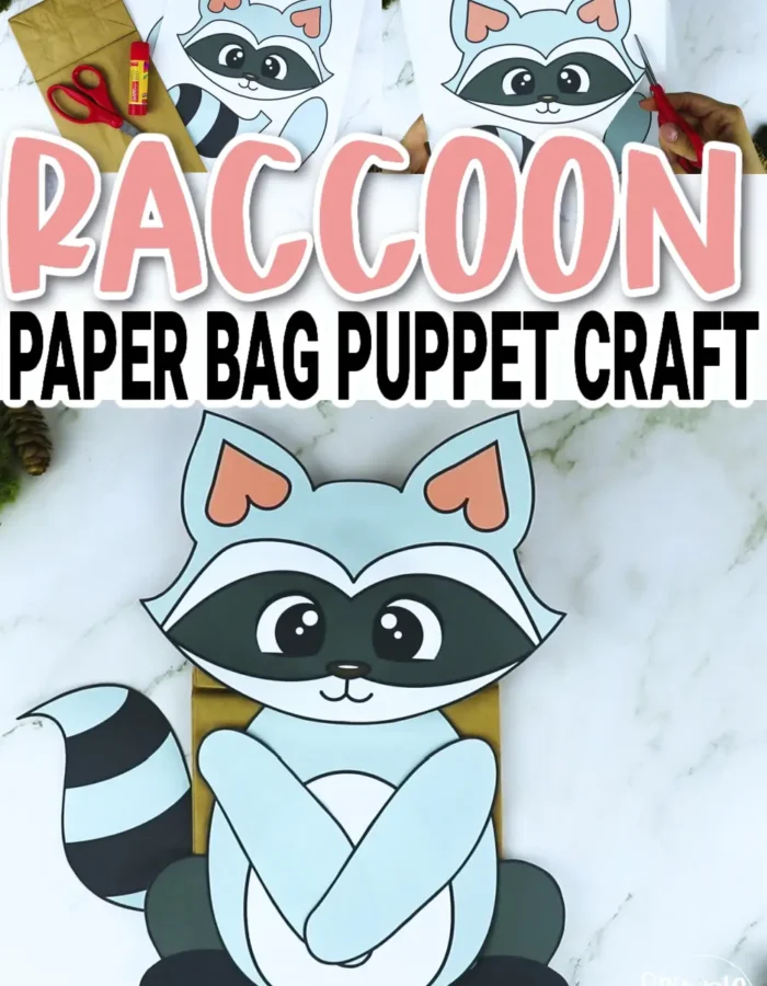 Are you searching for fun paper craft activities to teach the letter R? This diy paper bag raccoon puppet is one of our favorite craft ideas in the Simple Mom Project. Kids will love their woodland animal puppet show using this raccoon hand puppet craft. Click and purchase your printable raccoon template today!