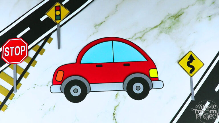 Printable Car Craft Template – Simple Mom Project