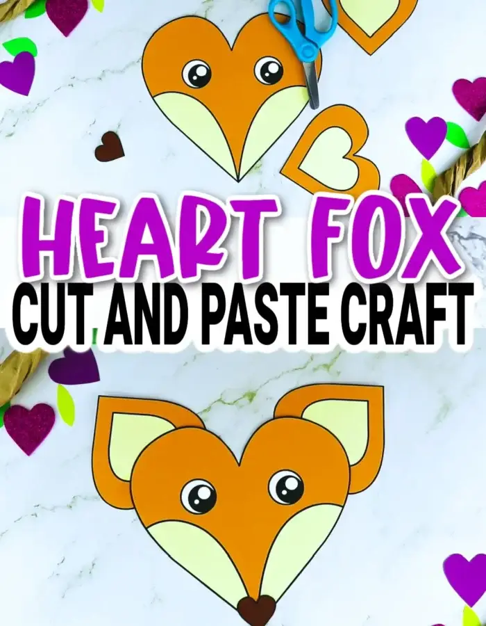 Looking for a simple heart shaped fox craft for your toddler, preschool or kindergarten kids to color and have fun with? This easy printable heart fox craft is simple cut and paste patterns to keep your little ones busy for hours. Turn this printable heart fox template into a variety of useful crafts using a few supplies that you probably already have at home. Click now to grab this printable heart shaped fox template today!