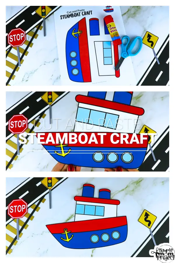 Are you looking for a fun paper boat craft for your toddler, preschool and kindergarten kids? This easy printable steamboat craft template will keep your kids busy while you’re doing household chores. Include this steamboat craft in your next lesson plans about vehicles or transportations. Take out all your crafting materials and grab our printable steamboat template today!