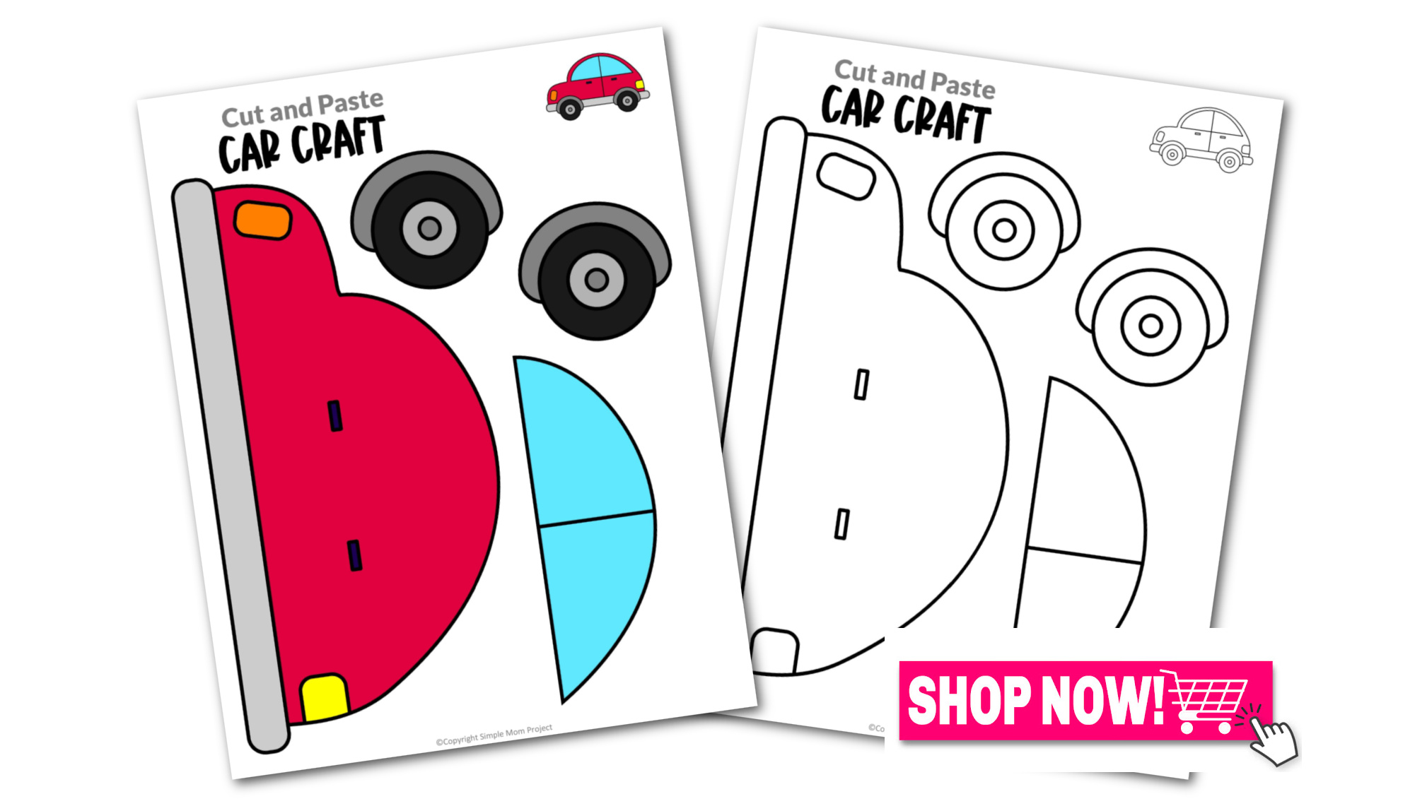 Car Craft For Preschoolers 