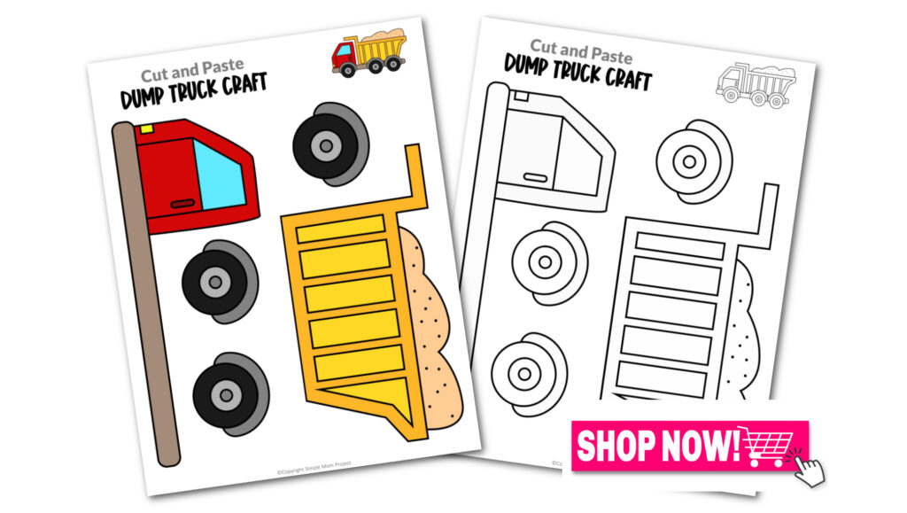 Printable Dump Truck Craft Template Simple Mom Project printable-dump-truck-craft-template-simple-mom-project