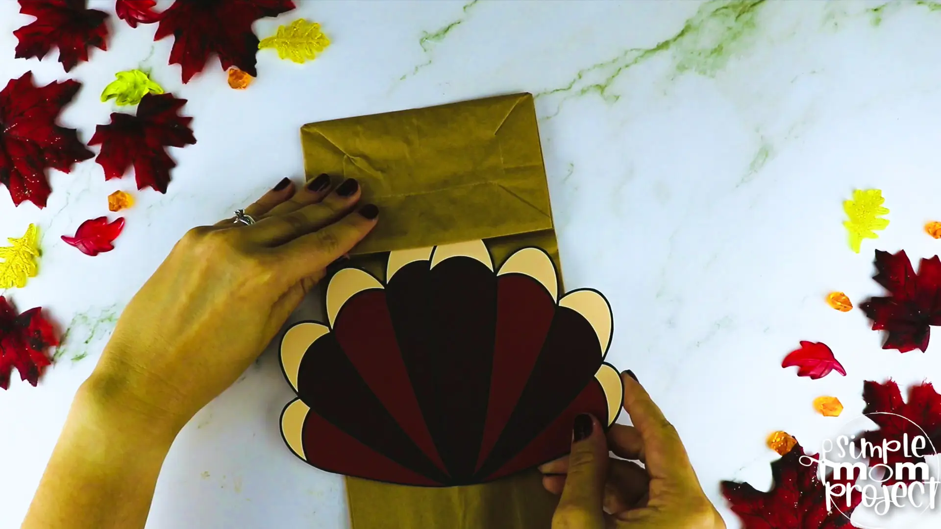 Printable Turkey Paper Bag Puppet Craft for Kids, Preschoolers, Toddlers, kindergarten elementary fall crafts autumn crafts 7