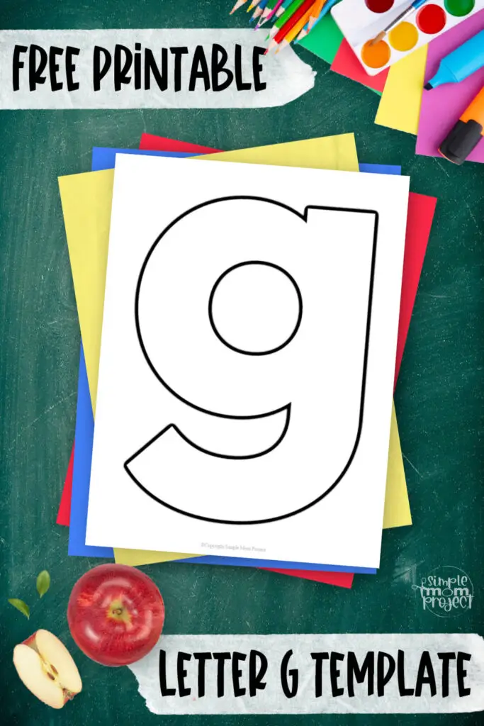 Looking for a quick and fun way to teach the lowercase letter g? Then, this blank printable lowercase letter g template for kids is exactly what you need! Cut out the letter g template and use it for coloring, visual aid, tracing, stencil or crafts. Working on this easy printable letter g template gives children the chance to enhance their coloring, fine motor skills, concentration and creativity. Take out your crafting materials and print your copy of this lowercase letter g template now!