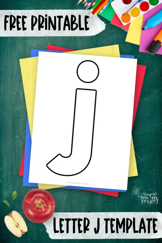 If your kids are studying lowercase letters, be sure to include this blank printable lowercase letter j template. Use this printable letter j template for coloring, tracing, stencil, decoration or crafts. Once your kids are finished, look for a follow-up activity like give them our fun printable jellyfish craft template or read an alphabet book. Working on this lowercase letter j printable template improves your kids’ fine motor skills, letter recognition, focus and creativity. Grab a few supplies and print this lowercase letter j template now.