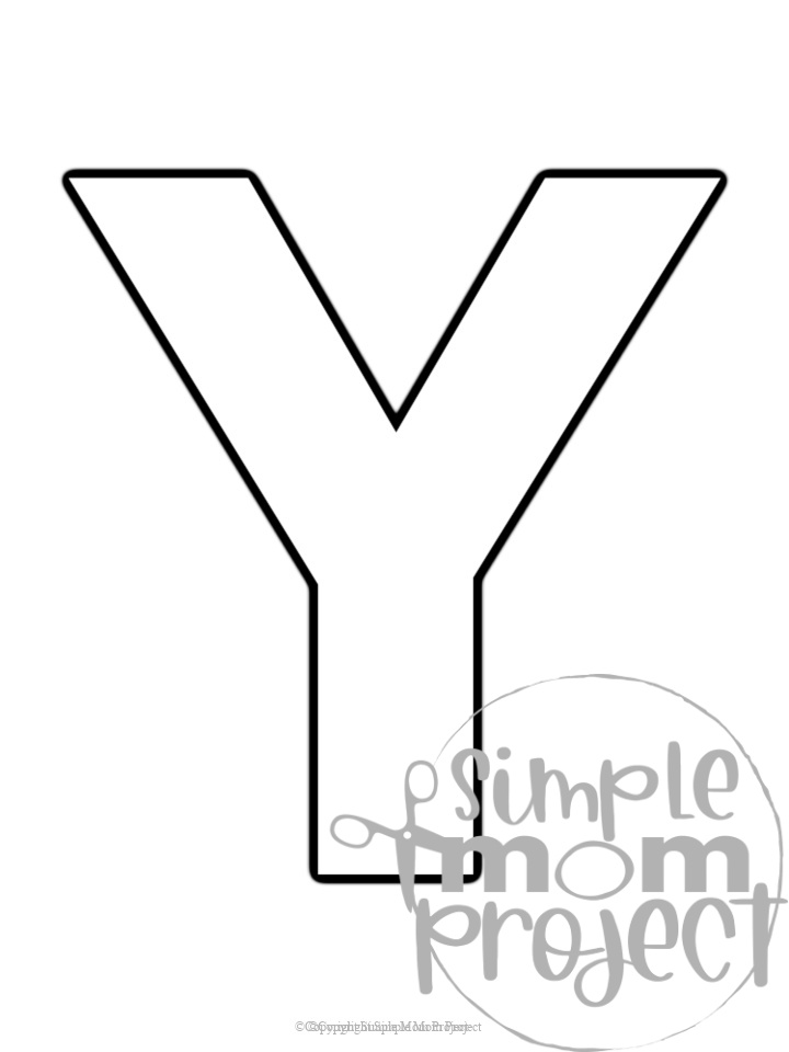 4 Best Images Of Printable Letter Y Template Free Pri - vrogue.co