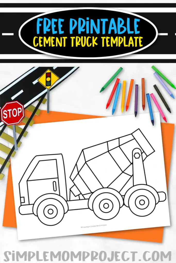 Are you looking for a fun, low prep vehicle worksheet activity for your kids? This blank printable cement truck template is suitable for kids of all ages, especially to toddlers, preschoolers and kindergarteners. Make sure to include this simple printable cement truck template in your lesson plans about vehicles or transportations. Don’t wait any longer, download and print your own cement truck template now!