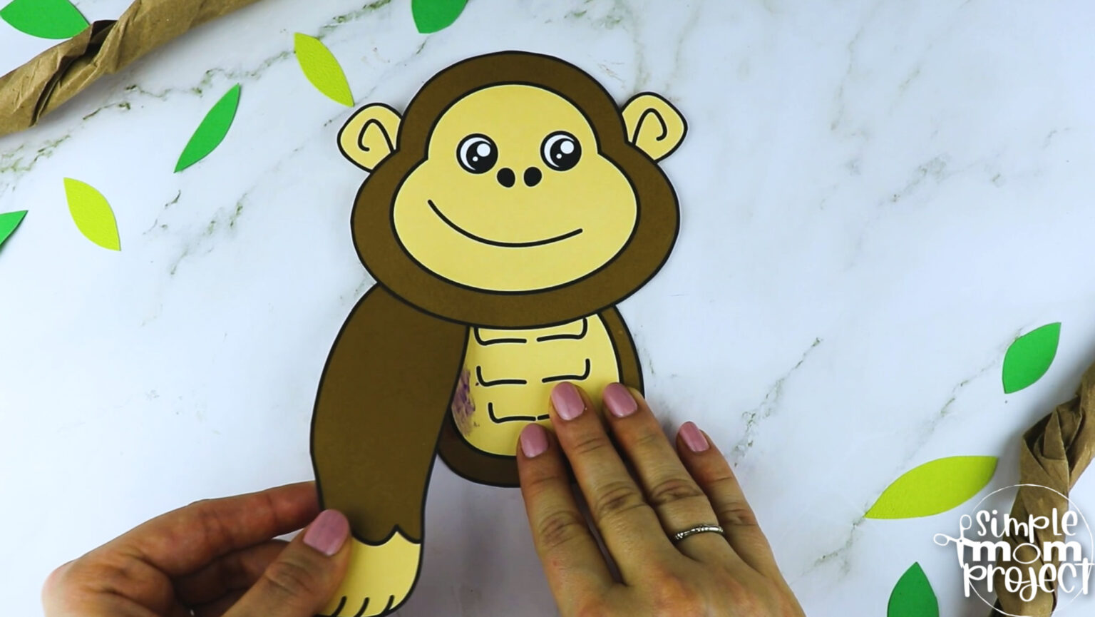 Printable Gorilla Craft Template - Simple Mom Project