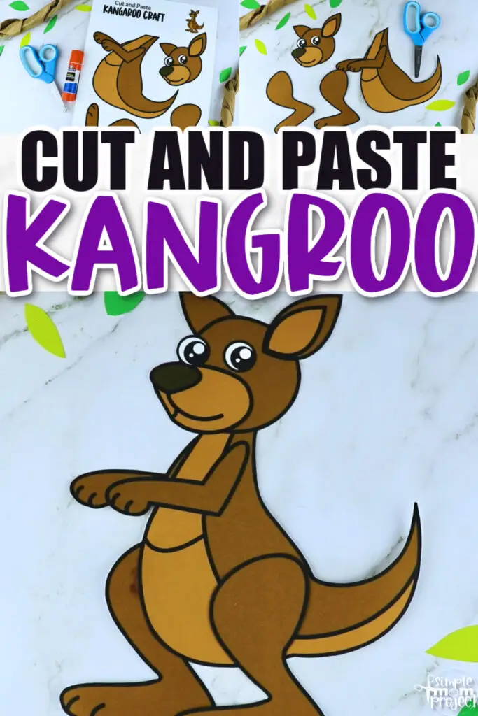 This printable preschooler, kindergarten and toddler kangaroo craft is the perfect addition to any Letter K lesson. Cut out the kangaroo pattern craft and glue it on a paper plate, paper roll or paper bag for your kids to play with for hours. Hop into fun with this jumping kangaroo and share it with your friends. Grab your easy printable kangaroo template now!