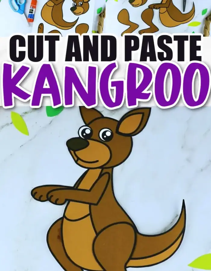 This printable preschooler, kindergarten and toddler kangaroo craft is the perfect addition to any Letter K lesson. Cut out the kangaroo pattern craft and glue it on a paper plate, paper roll or paper bag for your kids to play with for hours. Hop into fun with this jumping kangaroo and share it with your friends. Grab your easy printable kangaroo template now!